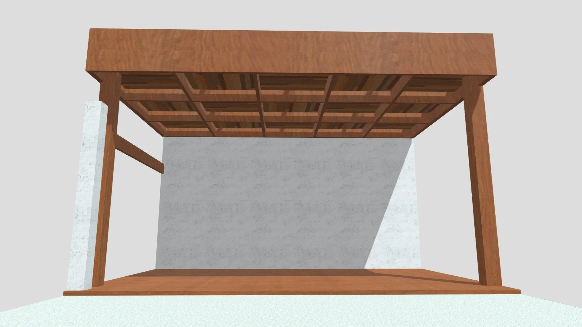 Pergolado Gourmet Juliano 3D